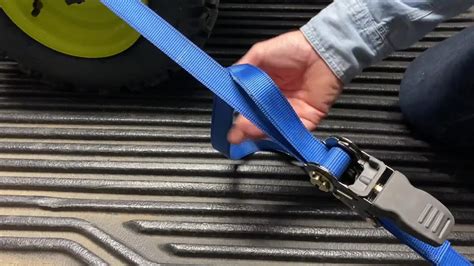 can you use ratchet straps to tie down skid steer|ratchet straps for steel deck.